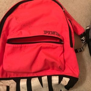 vs pink backpack
